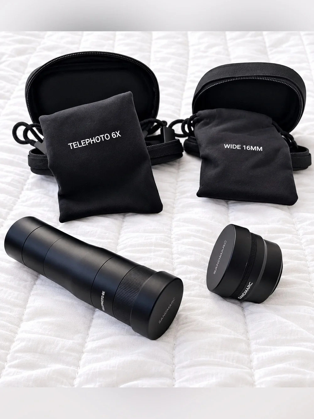 Smartphone Telephoto & Wide Lens Kit - Black - Brand new no tags but never used